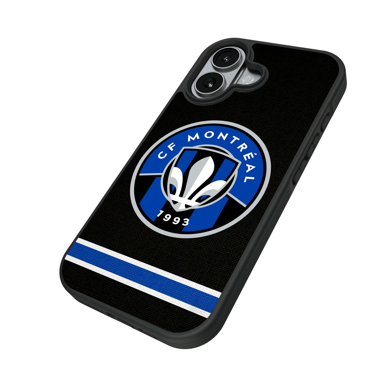 CF Montreal Stripe iPhone Bump Phone Case for Apple iPhone - Isometric View#Device_iPhone 17