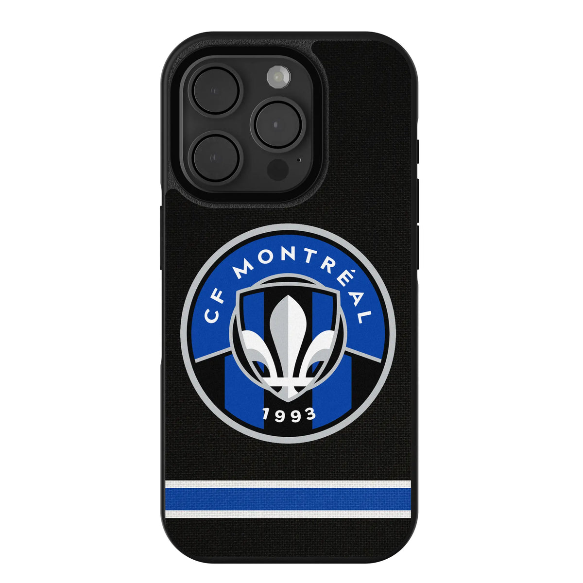 CF Montreal Stripe iPhone Bump Phone Case for Apple iPhone