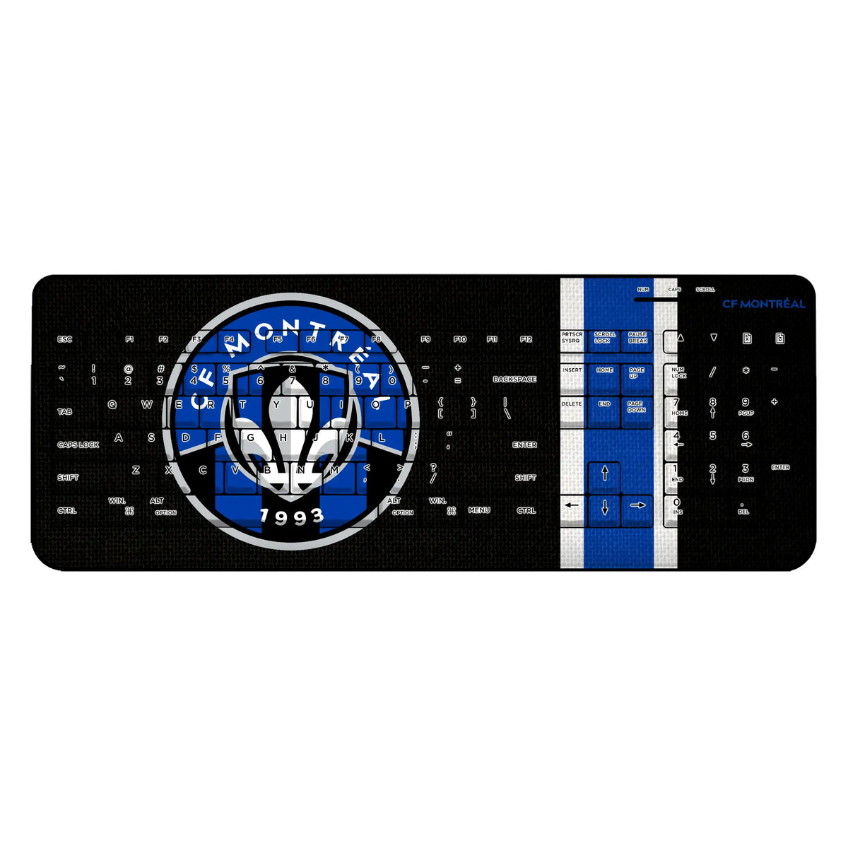 CF Montreal Stripe Wireless USB Keyboard