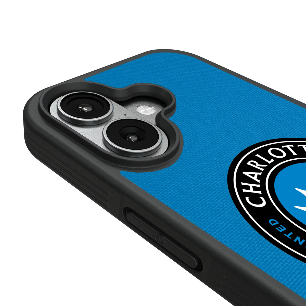 Charlotte FC Endzone Solid iPhone Bump Phone Case for Apple iPhone - Detail#Device_iPhone 17