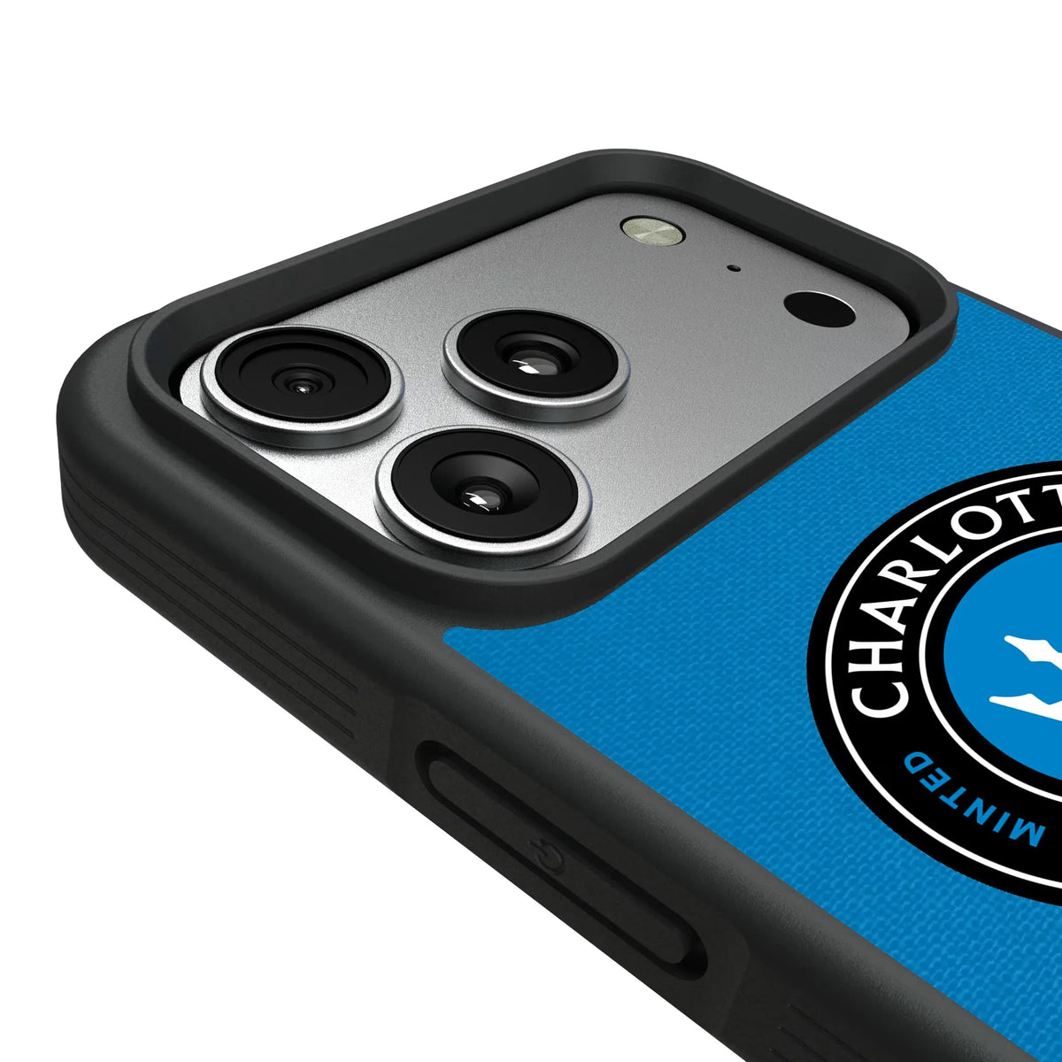 Charlotte FC Endzone Solid iPhone Bump Phone Case for Apple iPhone - Detail#Device_iPhone 17 Pro Max