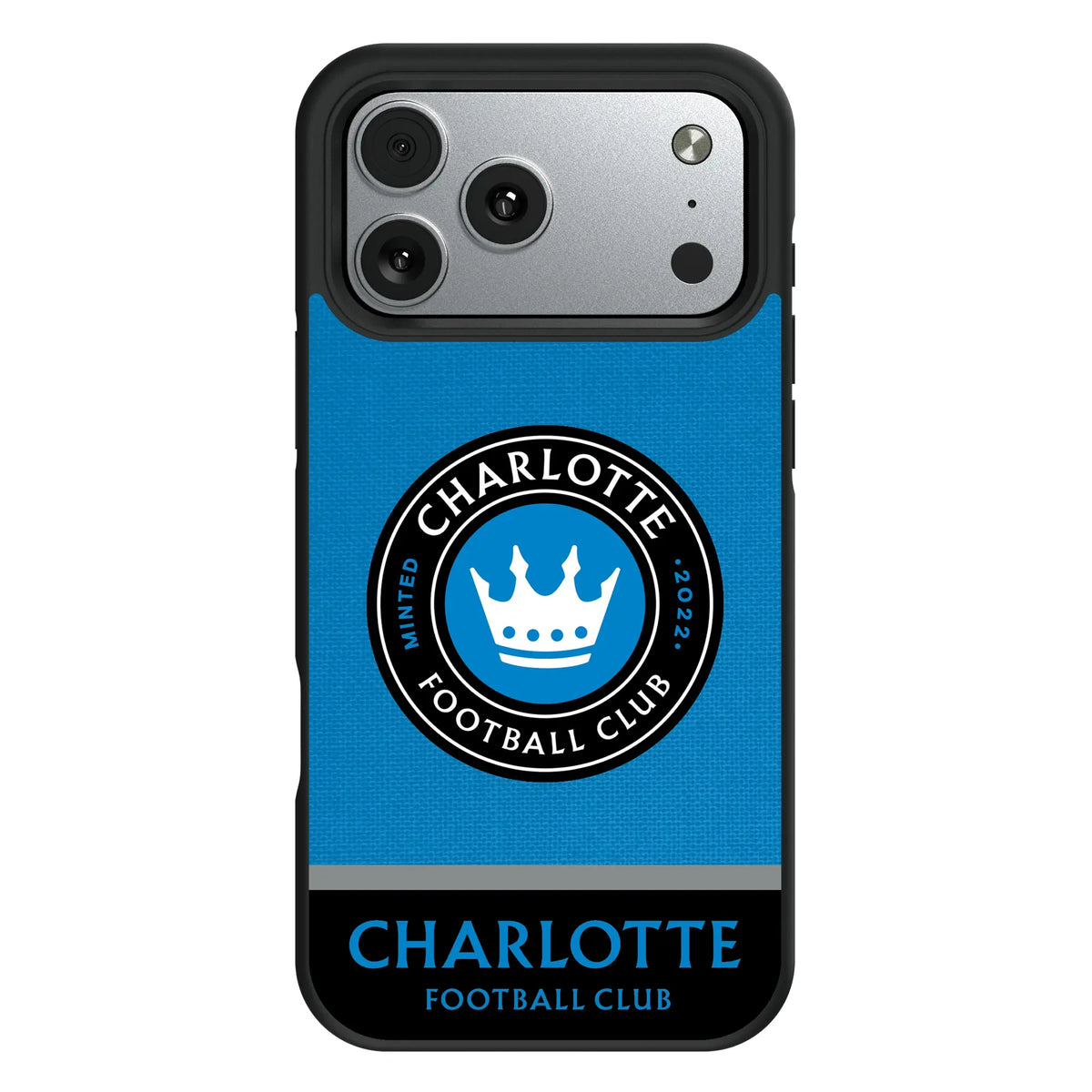 Charlotte FC Endzone Solid iPhone Bump Phone Case for Apple iPhone#Device_iPhone 17 Pro Max