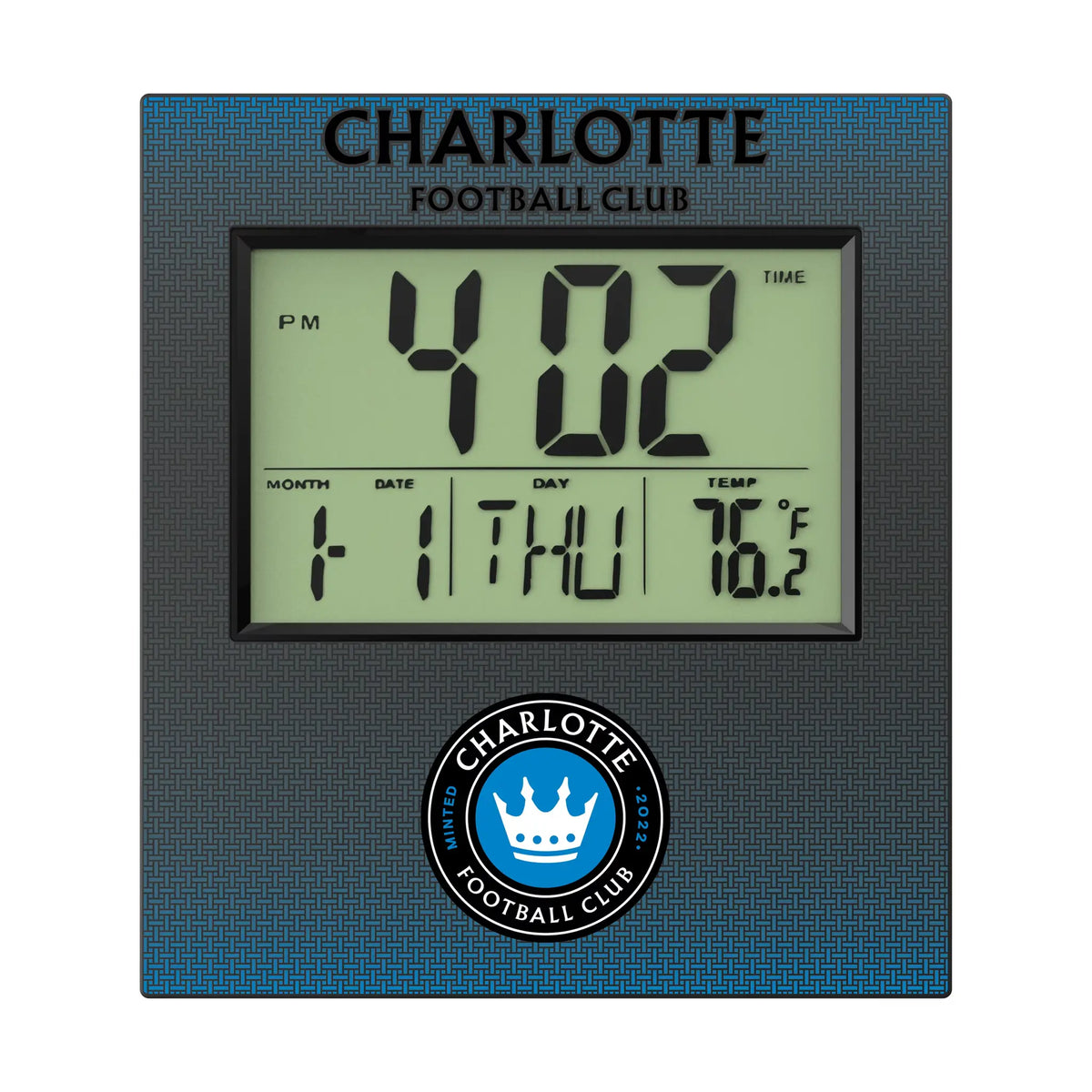 Charlotte FC Linen Wall Clock