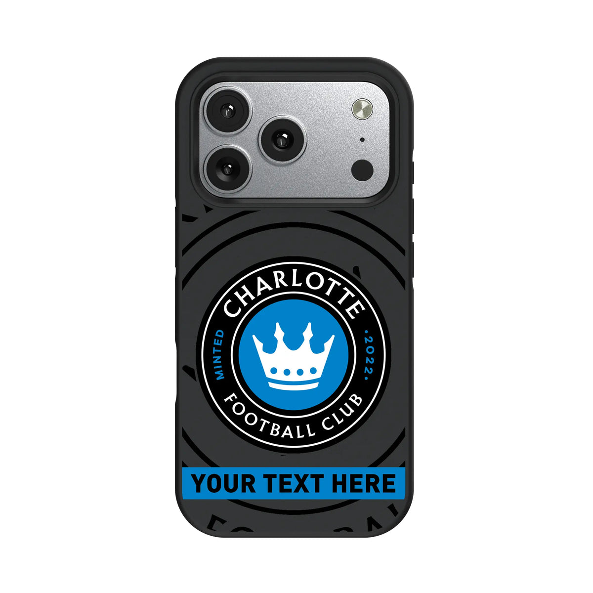 Charlotte FC Personalized Tilt iPhone Bump Phone Case for Apple iPhone#Device_iPhone 17 Pro