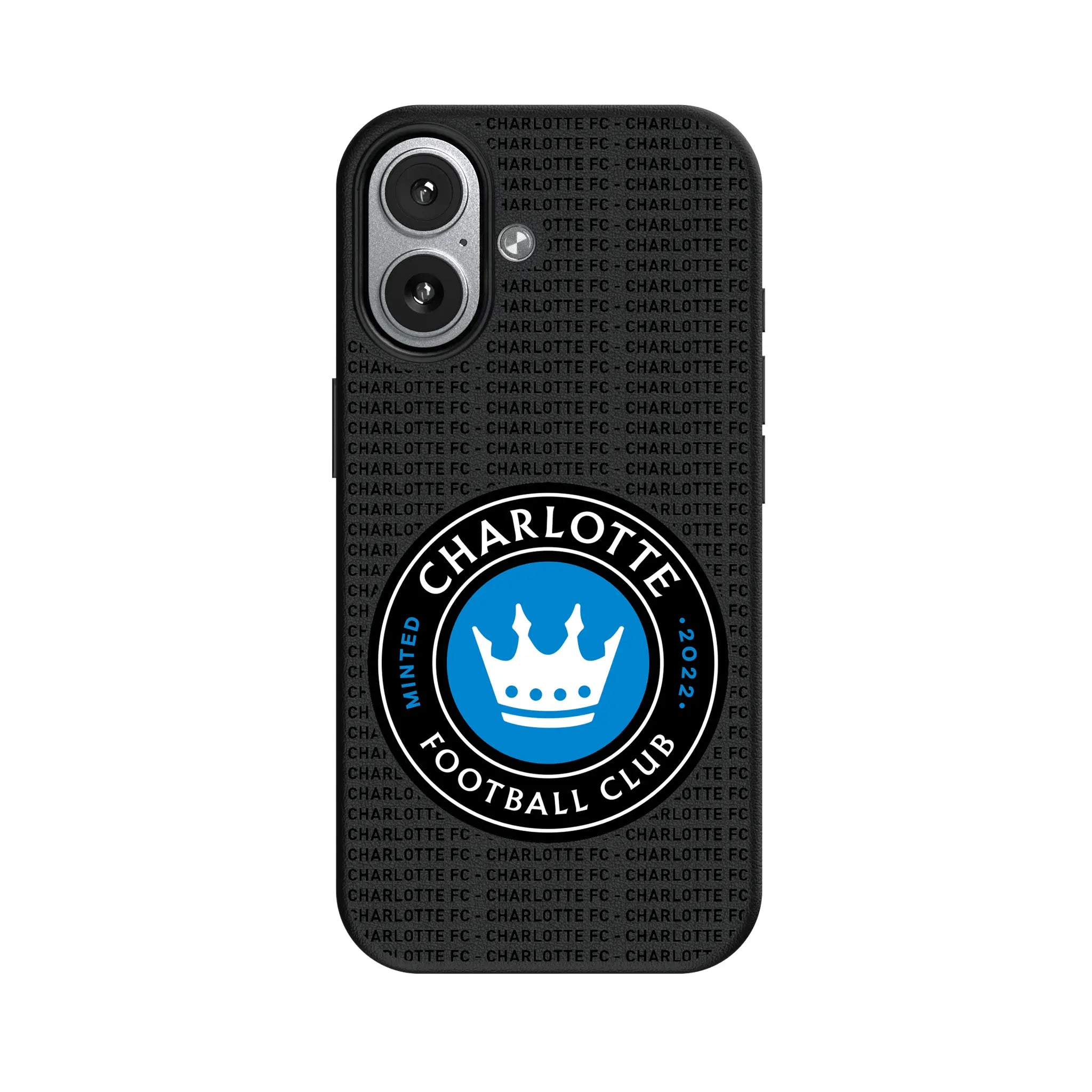 Charlotte FC Text Backdrop iPhone MagSafe Compatible Phone Case for Apple iPhone#Device_iPhone 17