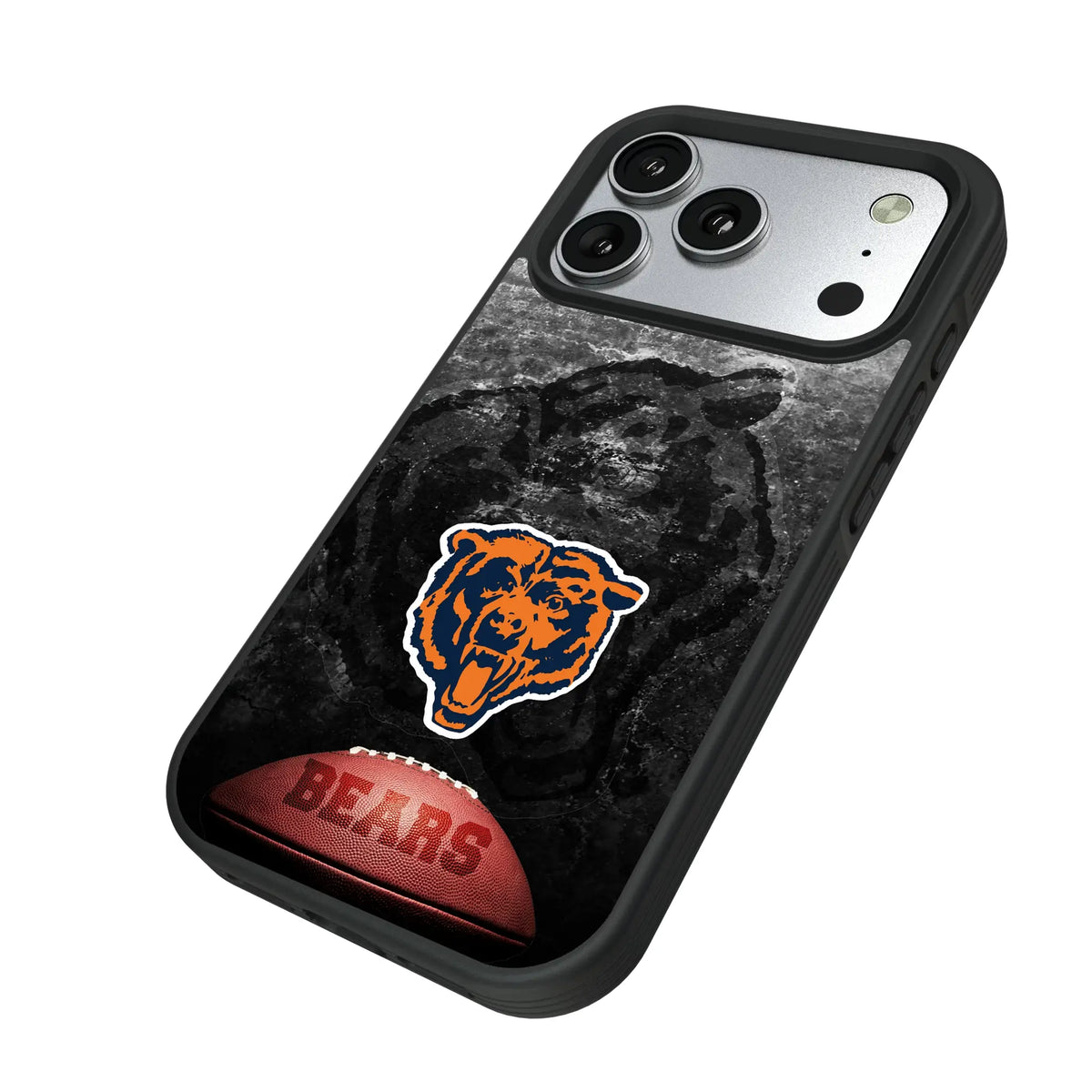 Chicago Bears 1946 Historic Collection Legendary iPhone Bump Phone Case for Apple iPhone - Isometric View#Device_iPhone 17 Pro