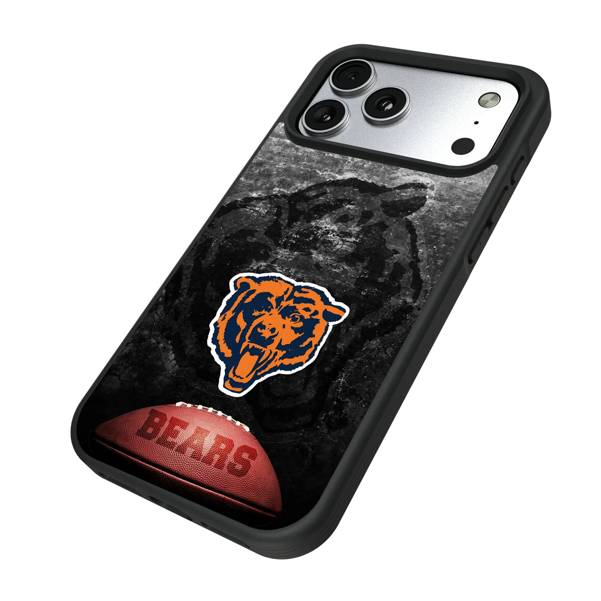 Chicago Bears 1946 Historic Collection Legendary iPhone Bump Phone Case for Apple iPhone - Isometric View#Device_iPhone 17 Pro Max