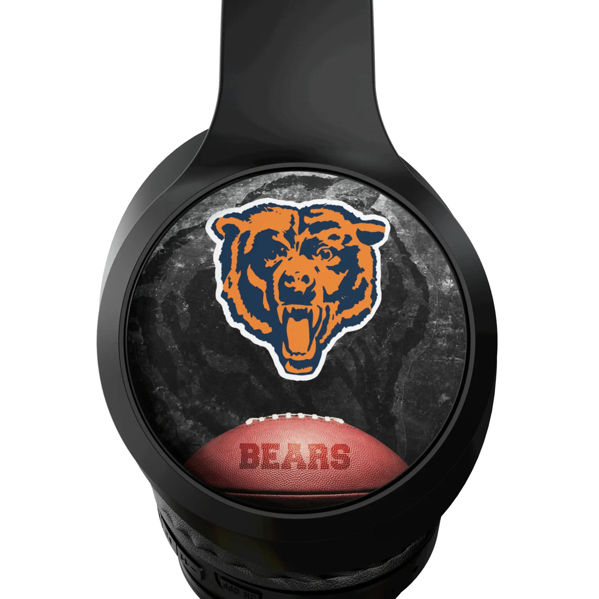 Chicago Bears 1946 Historic Collection Legendary Wireless Over-Ear Headphones With Case - Detail