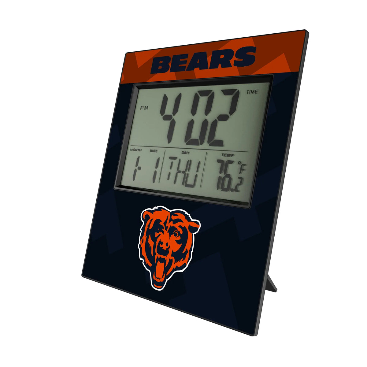 Chicago Bears Color Block Wall Clock