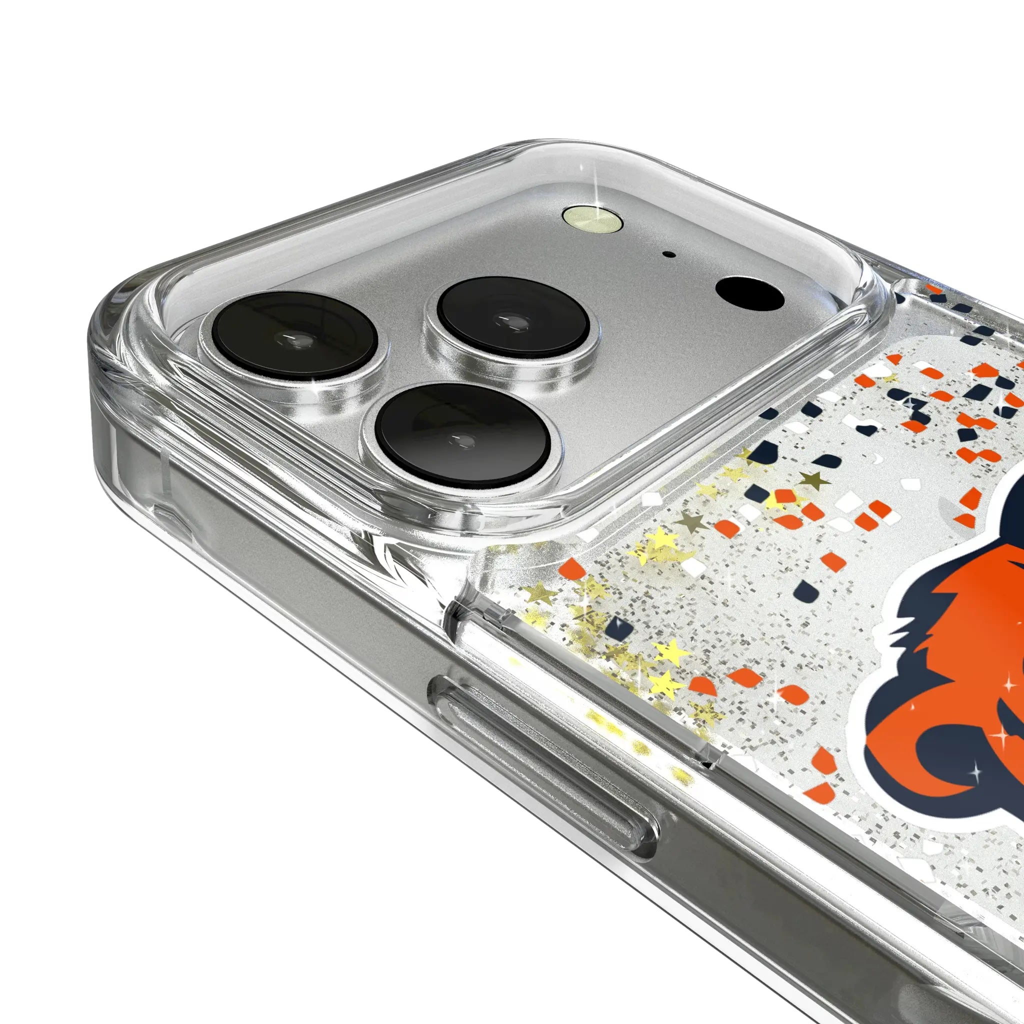 Chicago Bears Confetti iPhone Glitter Phone Case for Apple iPhone - Detail