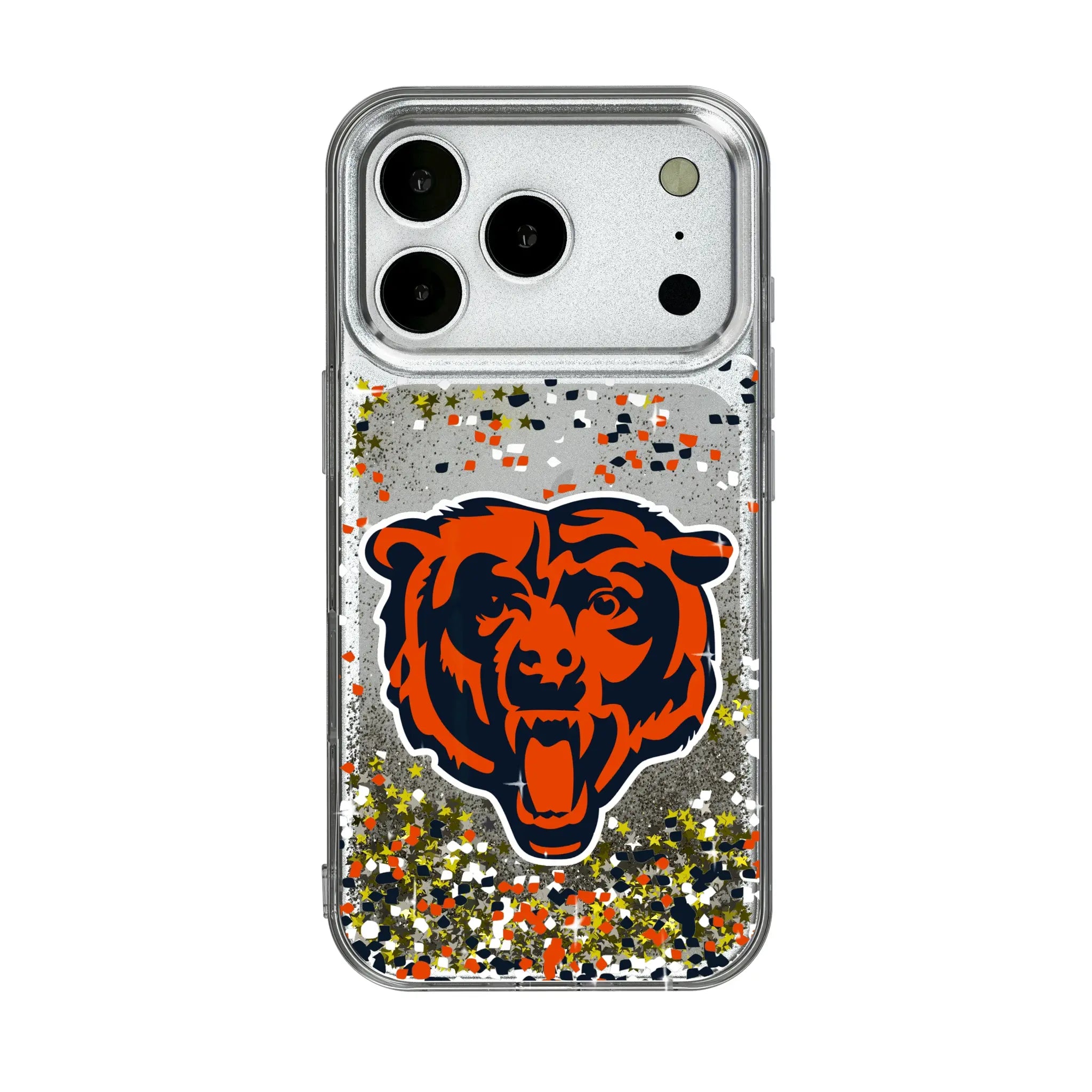 Chicago Bears Confetti iPhone Glitter Phone Case for Apple iPhone