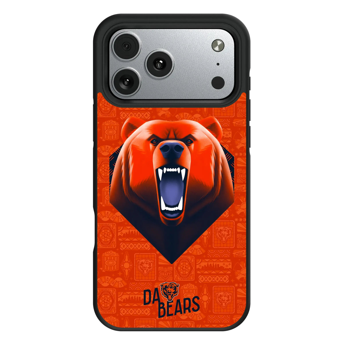 Chicago Bears Deco iPhone Bump Phone Case for Apple iPhone#Device_iPhone 17 Pro Max