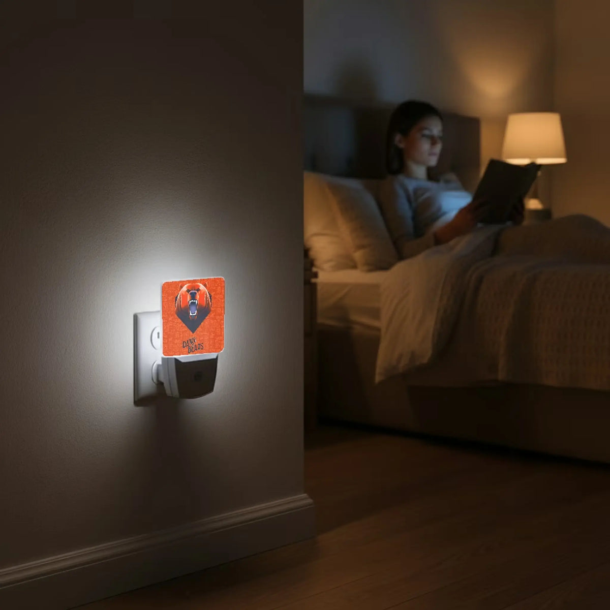 Chicago Bears Deco Night Light 2-Pack - Lifestyle