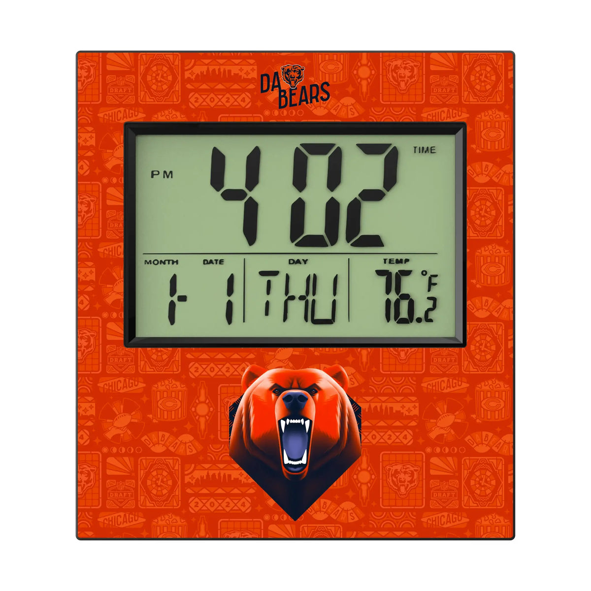 Chicago Bears Deco Wall Clock