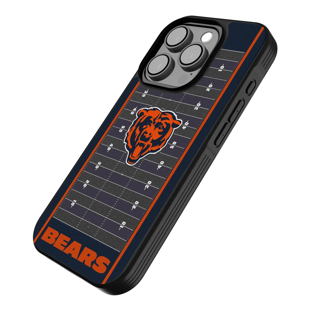 Chicago Bears Field iPhone Bump Phone Case for Apple iPhone - Isometric View