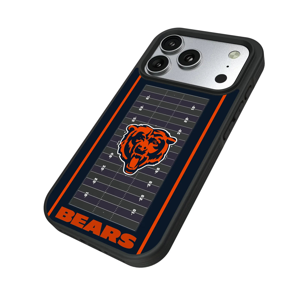 Chicago Bears Field iPhone Bump Phone Case for Apple iPhone - Isometric View#Device_iPhone 17 Pro
