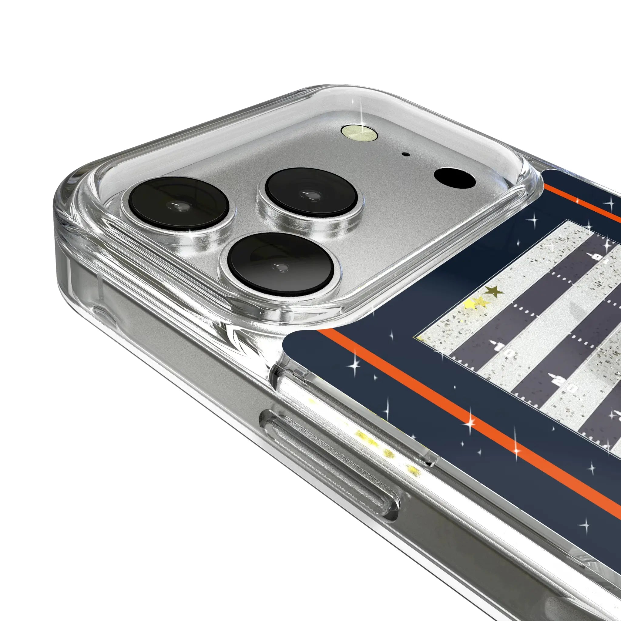 Chicago Bears Field iPhone Glitter Phone Case for Apple iPhone - Detail