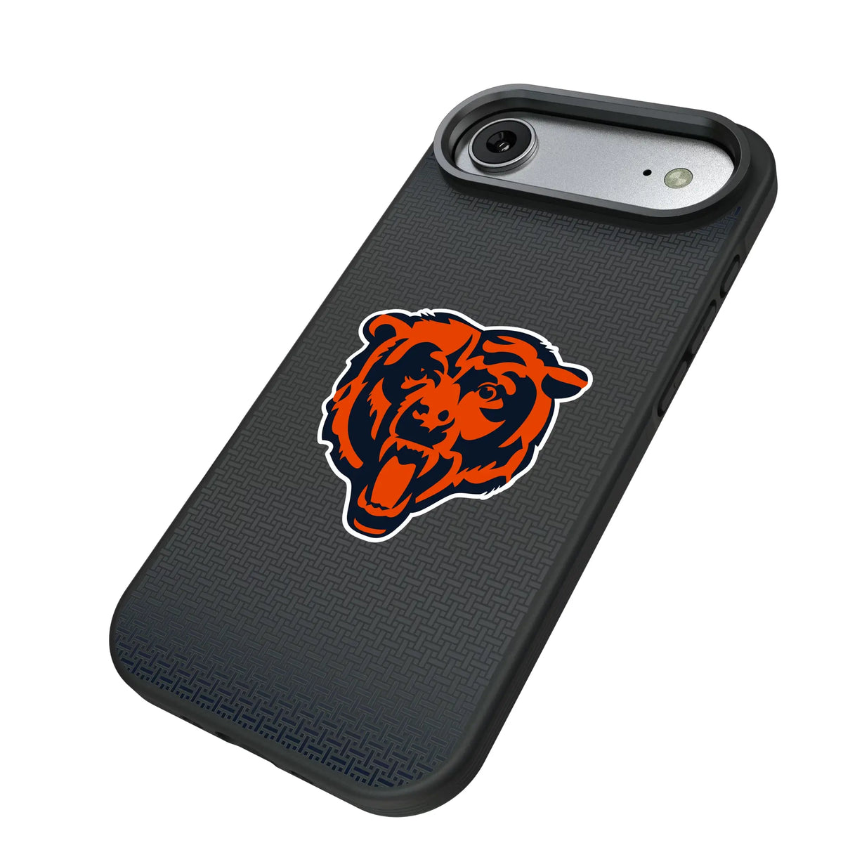 Chicago Bears Linen iPhone Bump Phone Case for Apple iPhone - Isometric View#Device_iPhone Air