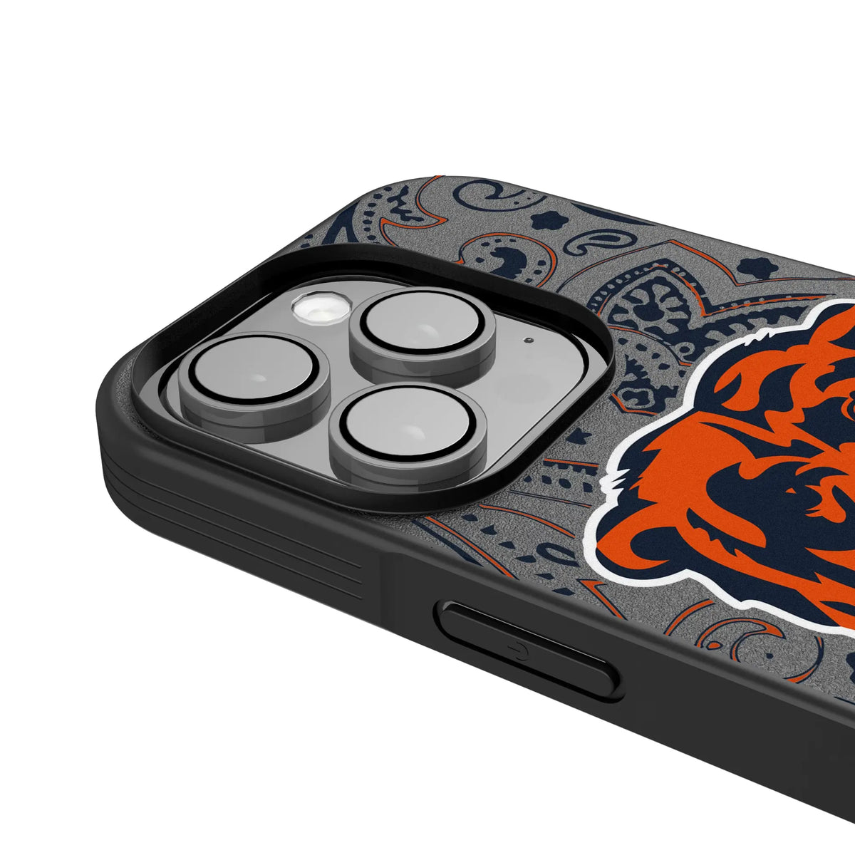 Chicago Bears Paisley iPhone Bump Phone Case for Apple iPhone - Detail