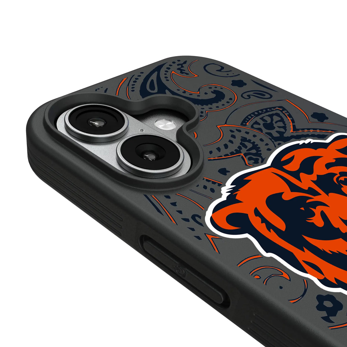 Chicago Bears Paisley iPhone Bump Phone Case for Apple iPhone - Detail#Device_iPhone 17