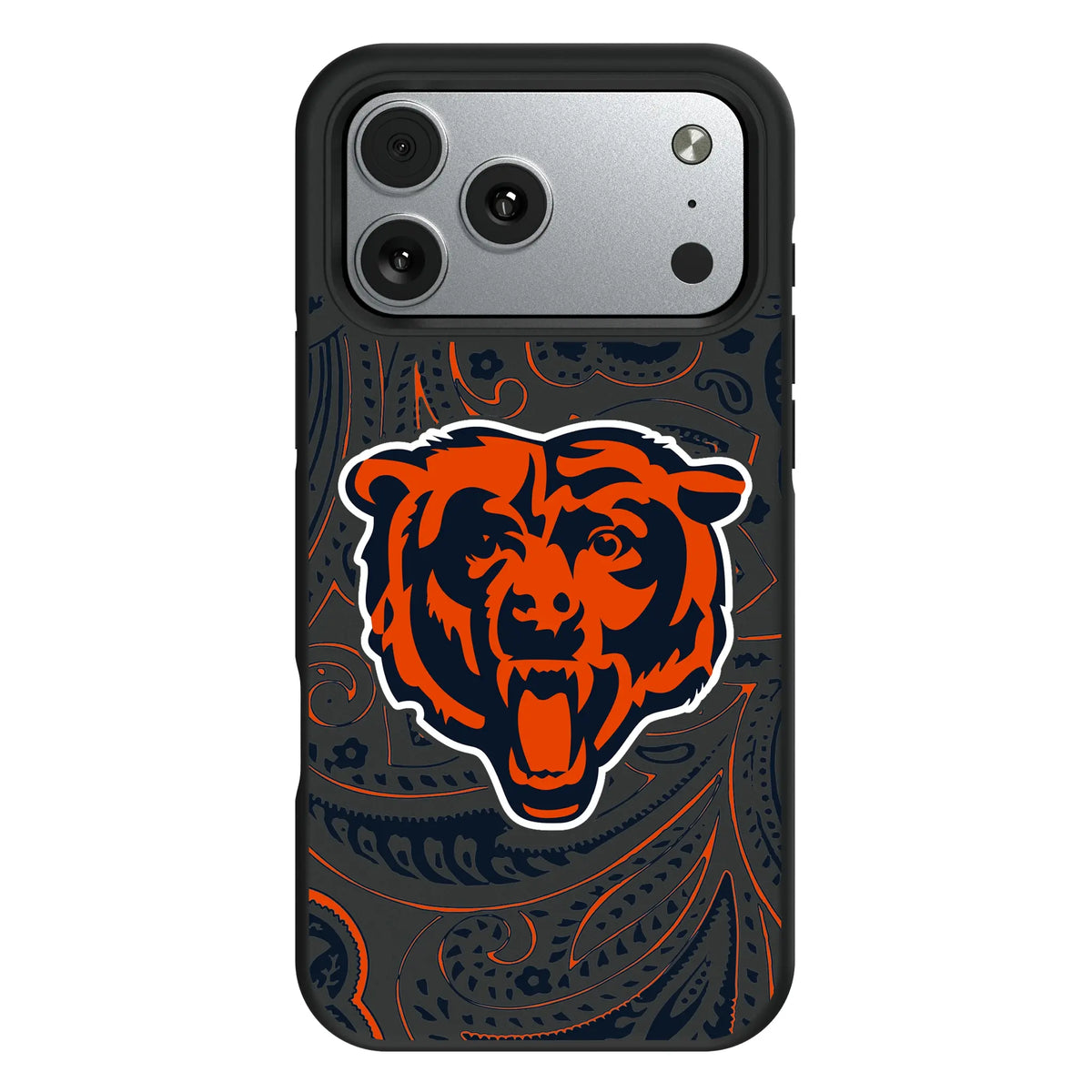 Chicago Bears Paisley iPhone Bump Phone Case for Apple iPhone#Device_iPhone 17 Pro Max