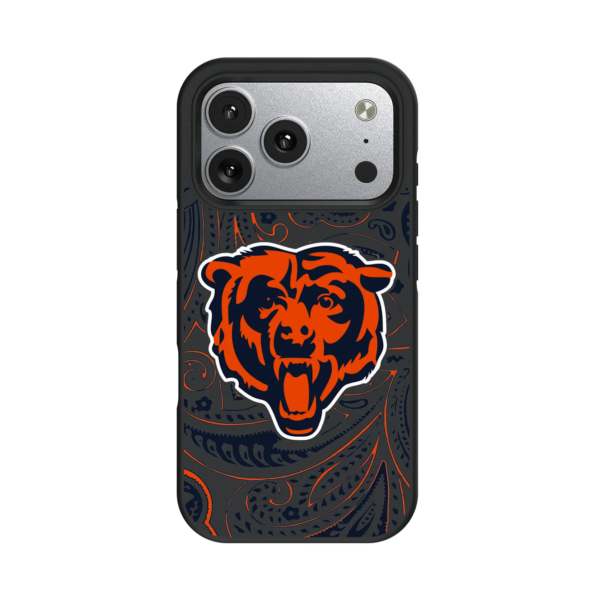 Chicago Bears Paisley iPhone Bump Phone Case for Apple iPhone#Device_iPhone 17 Pro
