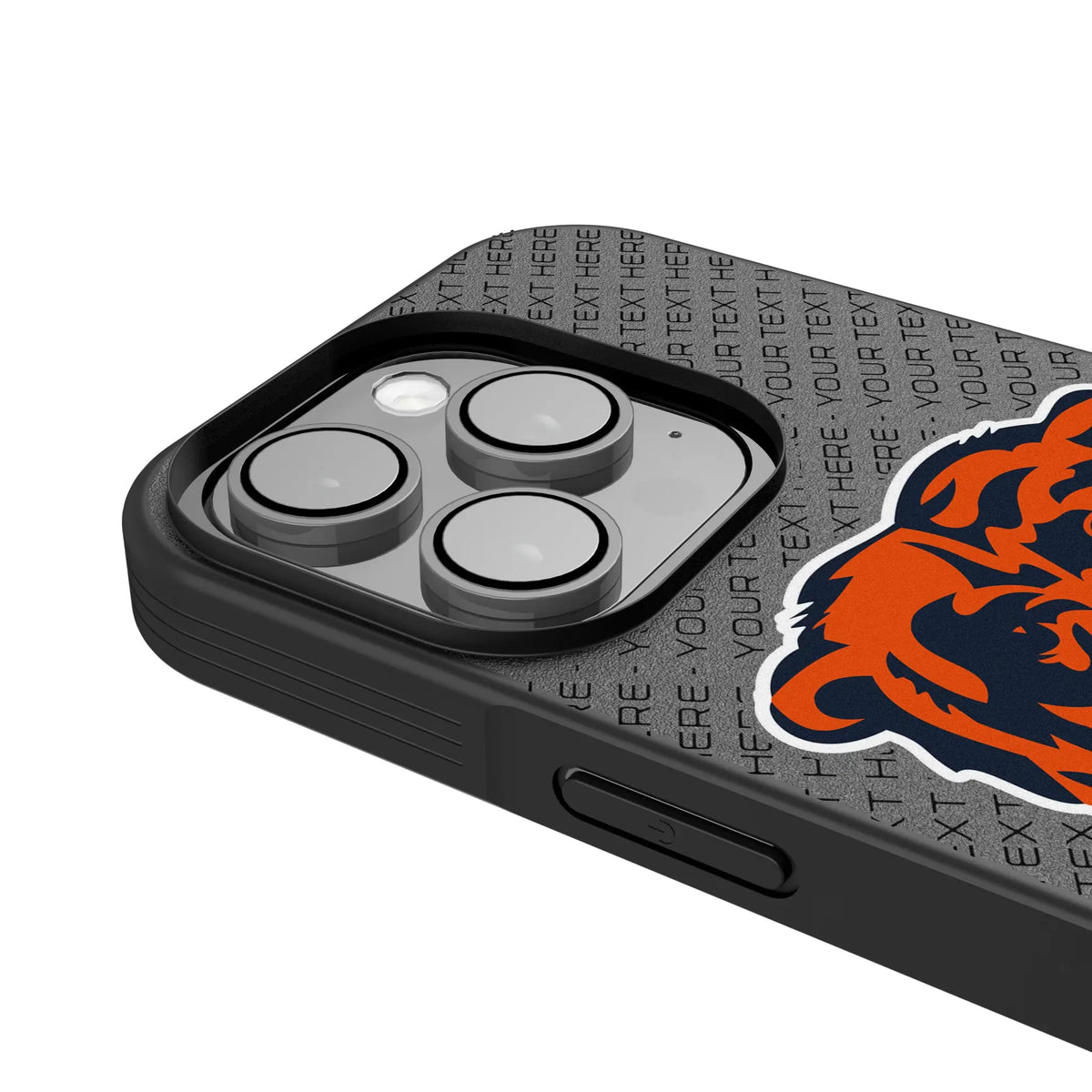 Chicago Bears Personalized EndZone Plus iPhone Bump Phone Case for Apple iPhone - Detail
