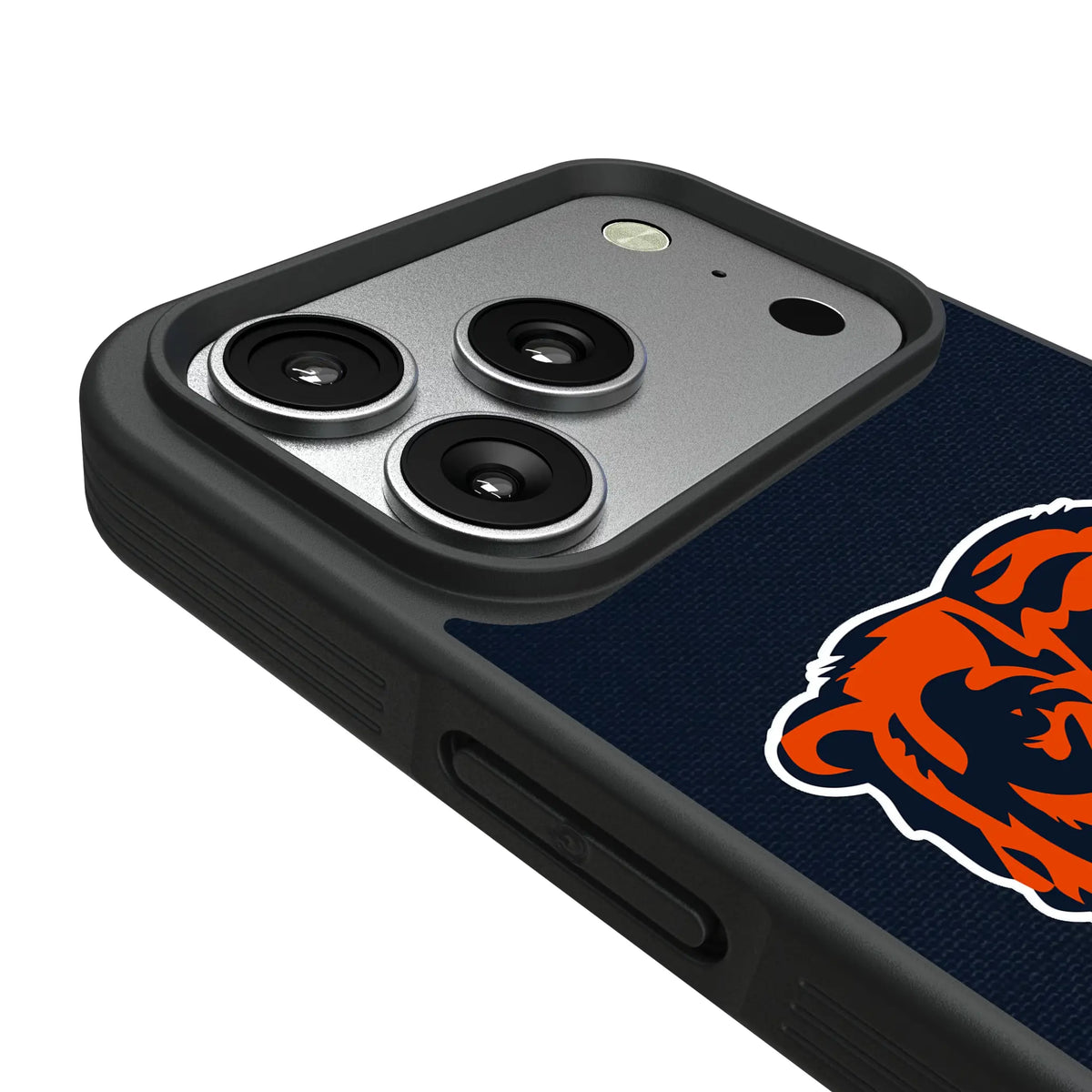Chicago Bears Personalized Stripe iPhone Bump Phone Case for Apple iPhone - Detail#Device_iPhone 17 Pro