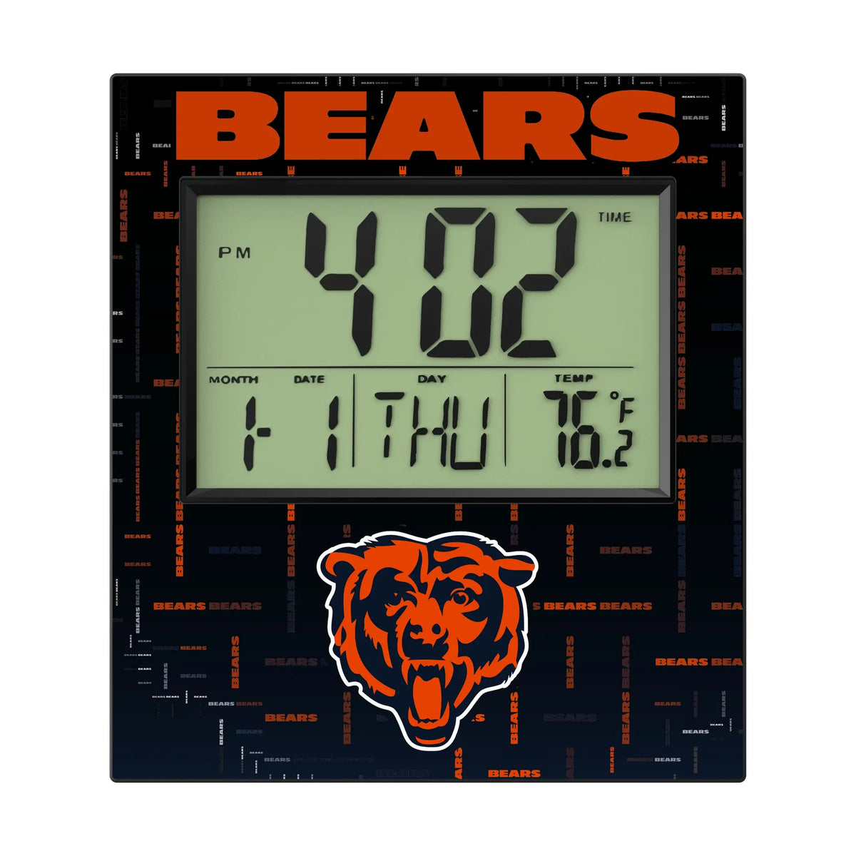 Chicago Bears Quadtile Wall Clock