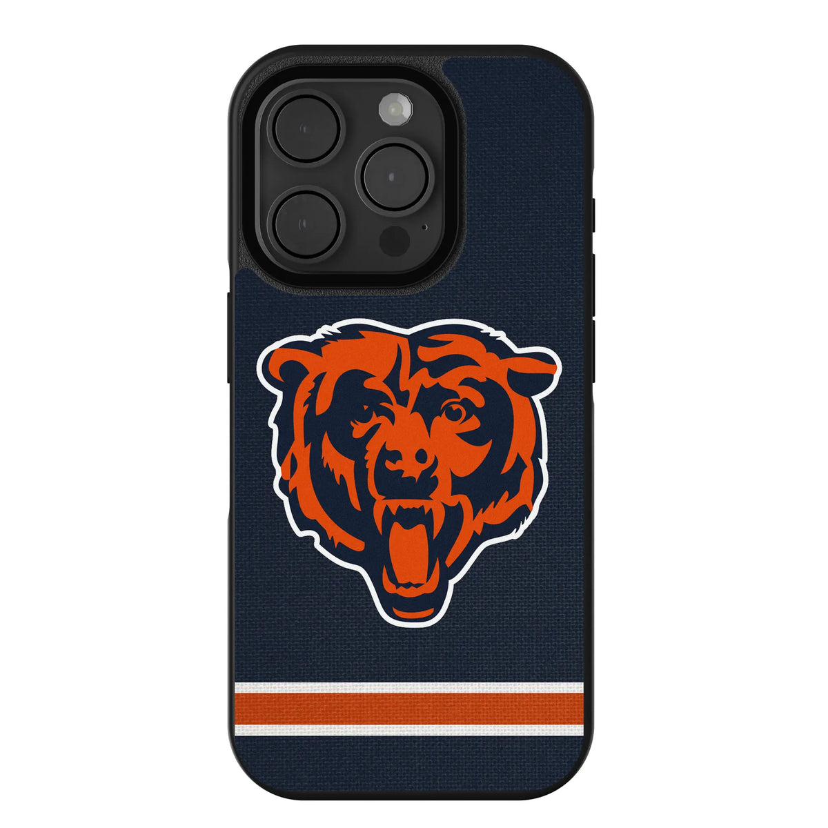 Chicago Bears Stripe iPhone Bump Phone Case for Apple iPhone