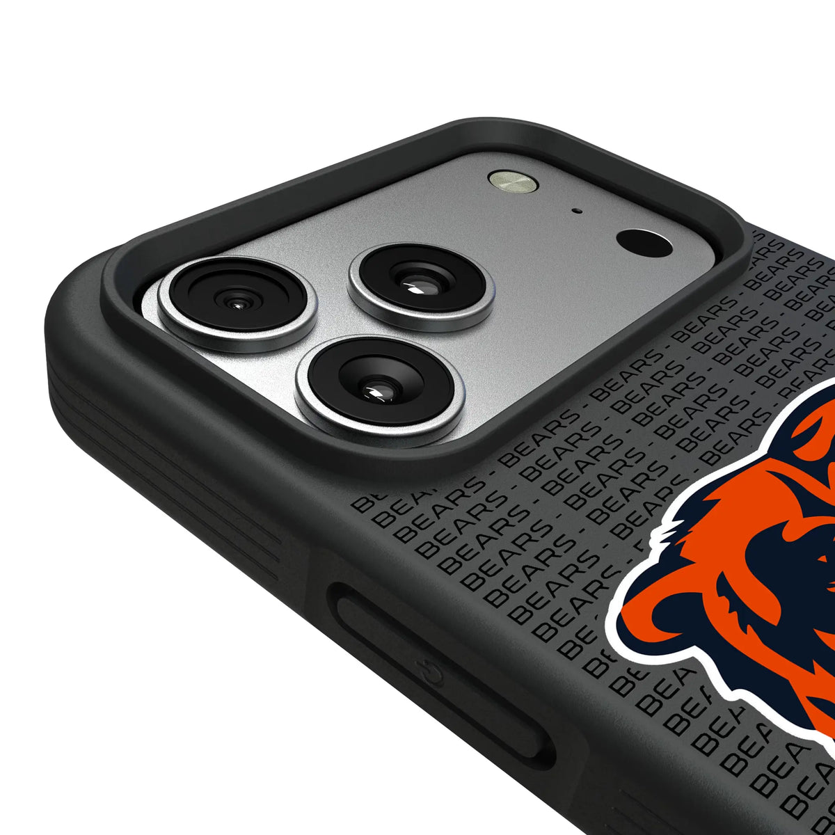 Chicago Bears Text Backdrop iPhone Bump Phone Case for Apple iPhone - Detail#Device_iPhone 17 Pro Max
