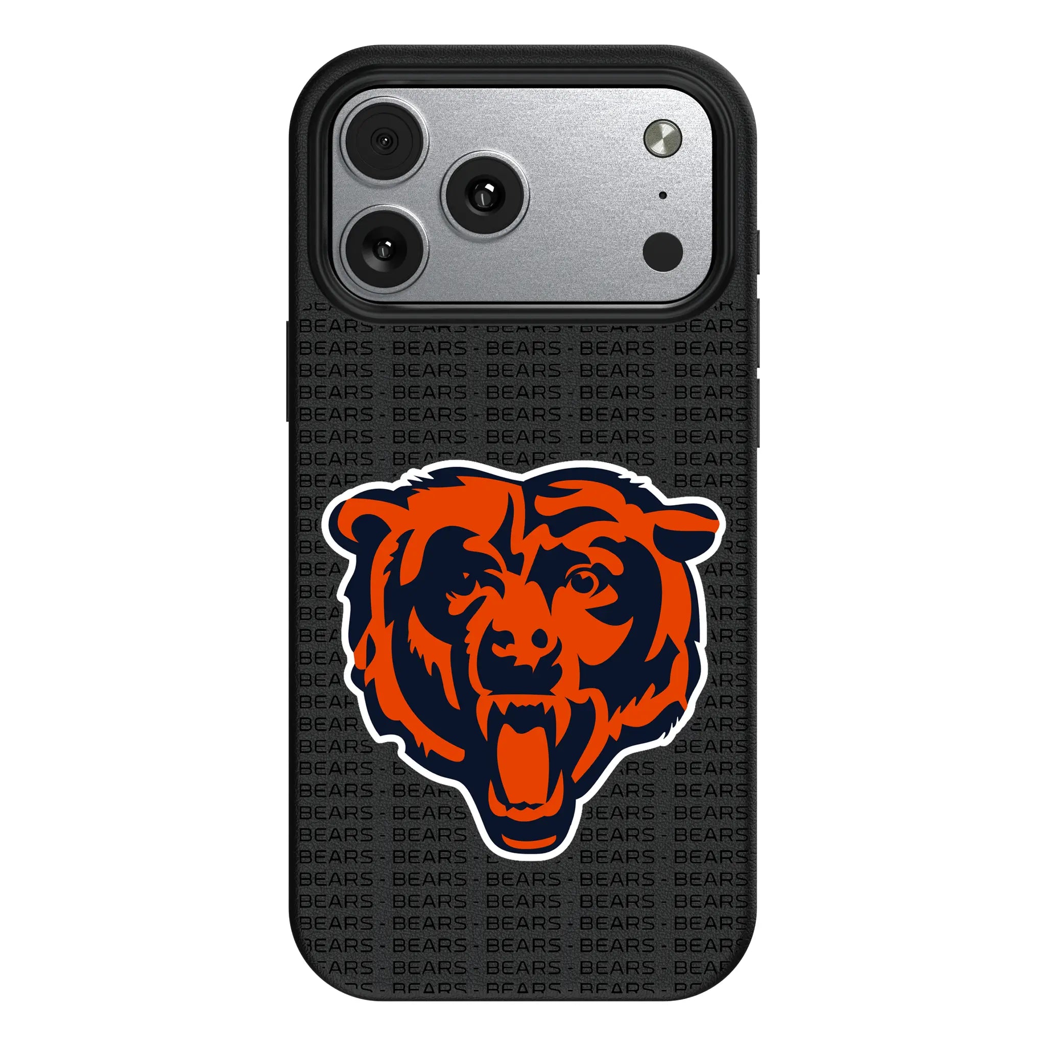 Chicago Bears Text Backdrop iPhone MagSafe Compatible Phone Case for Apple iPhone#Device_iPhone 17 Pro Max