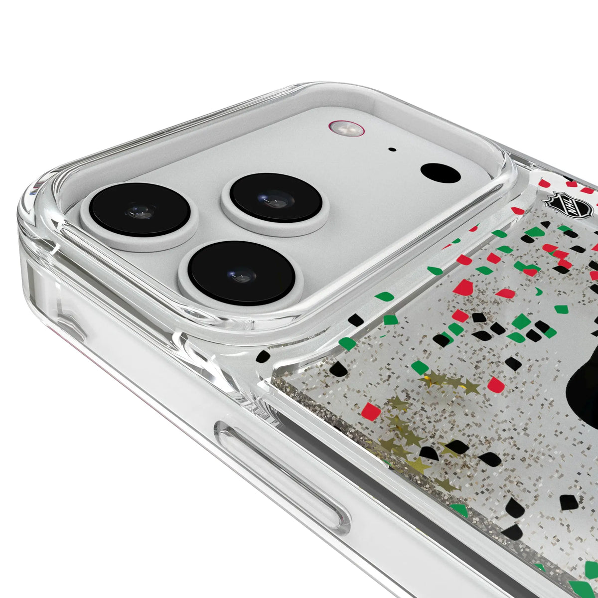 Chicago Blackhawks Confetti iPhone Glitter Phone Case for Apple iPhone - Detail#Device_iPhone 18 Pro Max