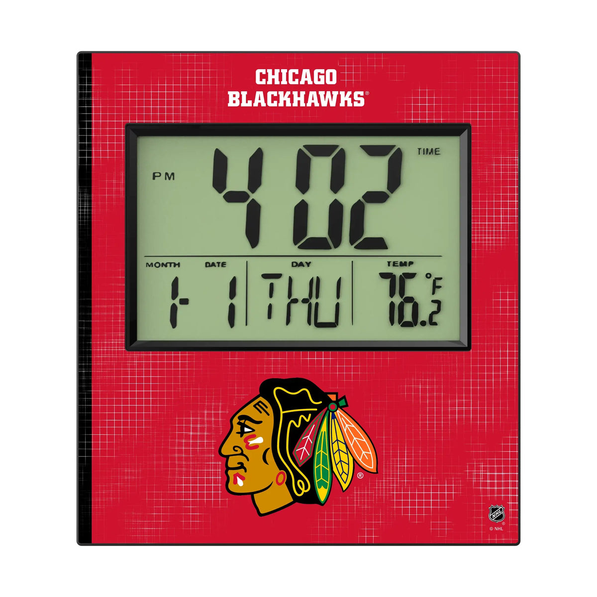 Chicago Blackhawks Hatch Wall Clock