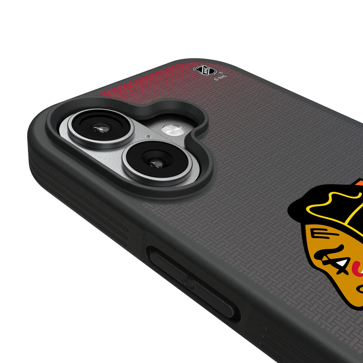 Chicago Blackhawks Linen iPhone Bump Phone Case for Apple iPhone - Detail#Device_iPhone 17