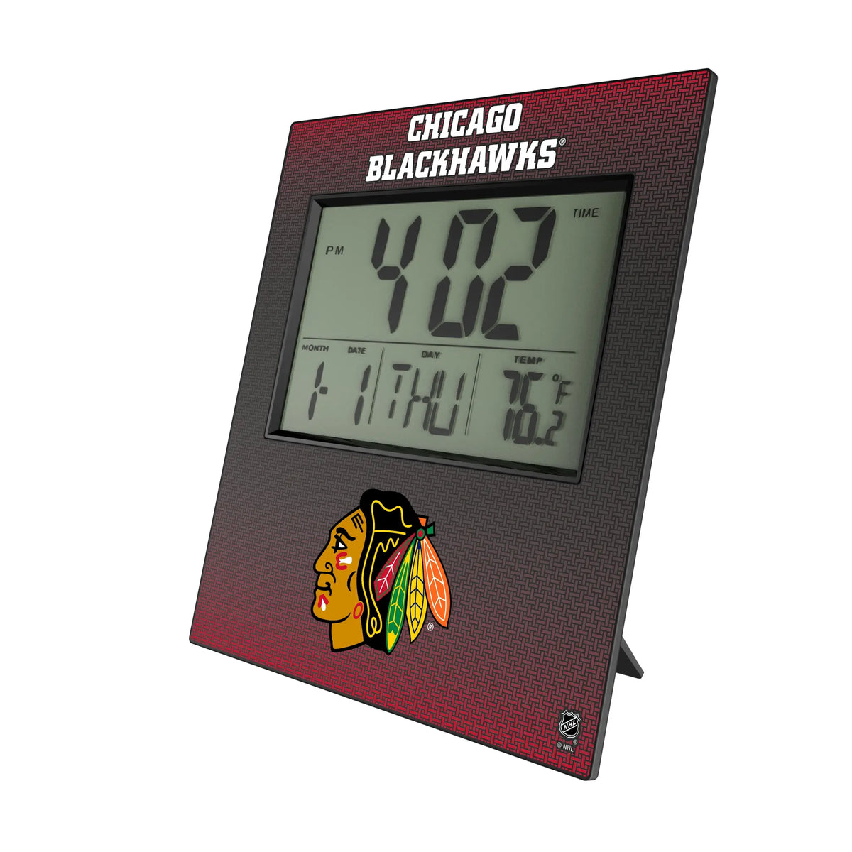Chicago Blackhawks Linen Wall Clock