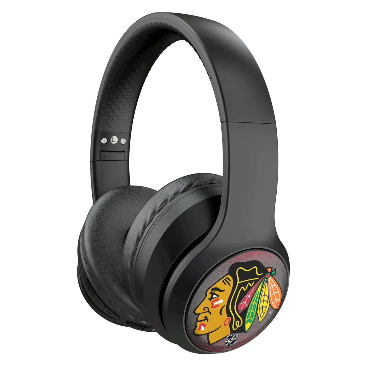 Chicago Blackhawks Linen Wireless Over-Ear Headphones With Case