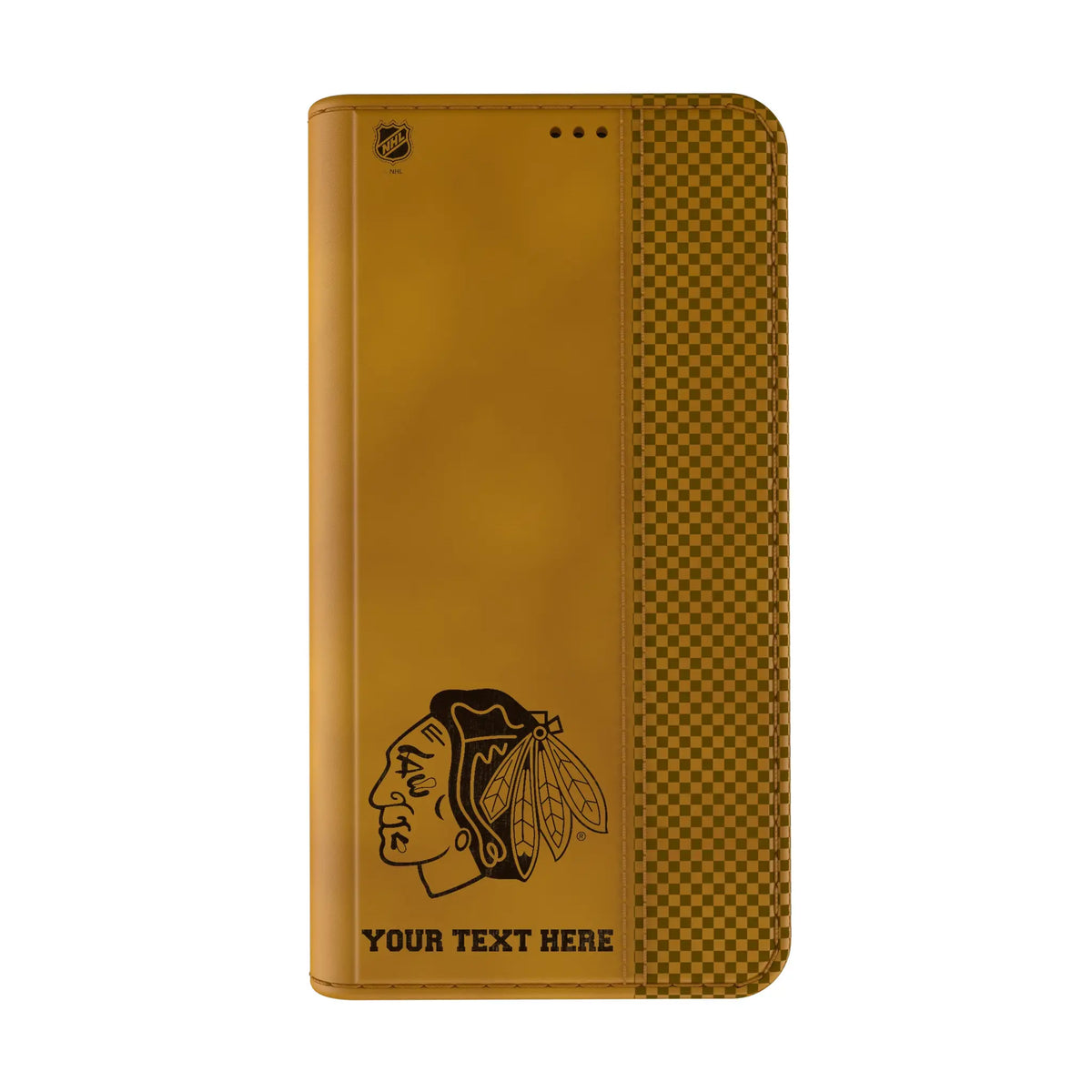 Chicago Blackhawks Personalized Burn iPhone Folio Phone Case for Apple iPhone