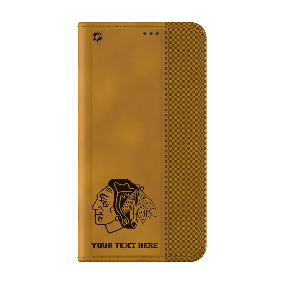 Chicago Blackhawks Personalized Burn Galaxy Folio Phone Case for Samsung Galaxy