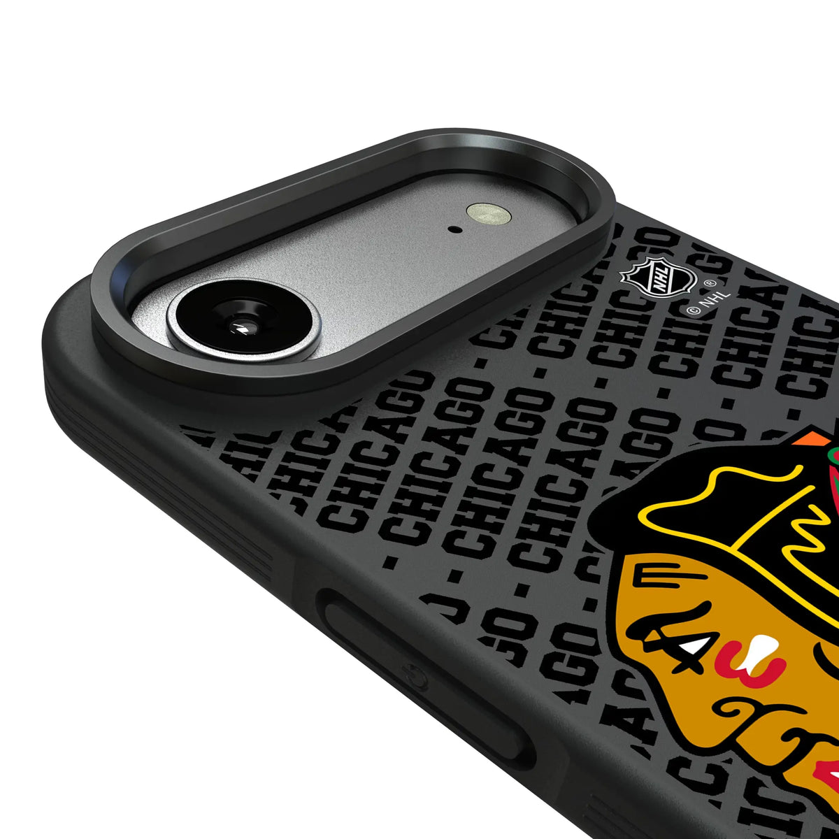 Chicago Blackhawks Personalized EndZone Plus iPhone Bump Phone Case for Apple iPhone - Detail#Device_iPhone Air