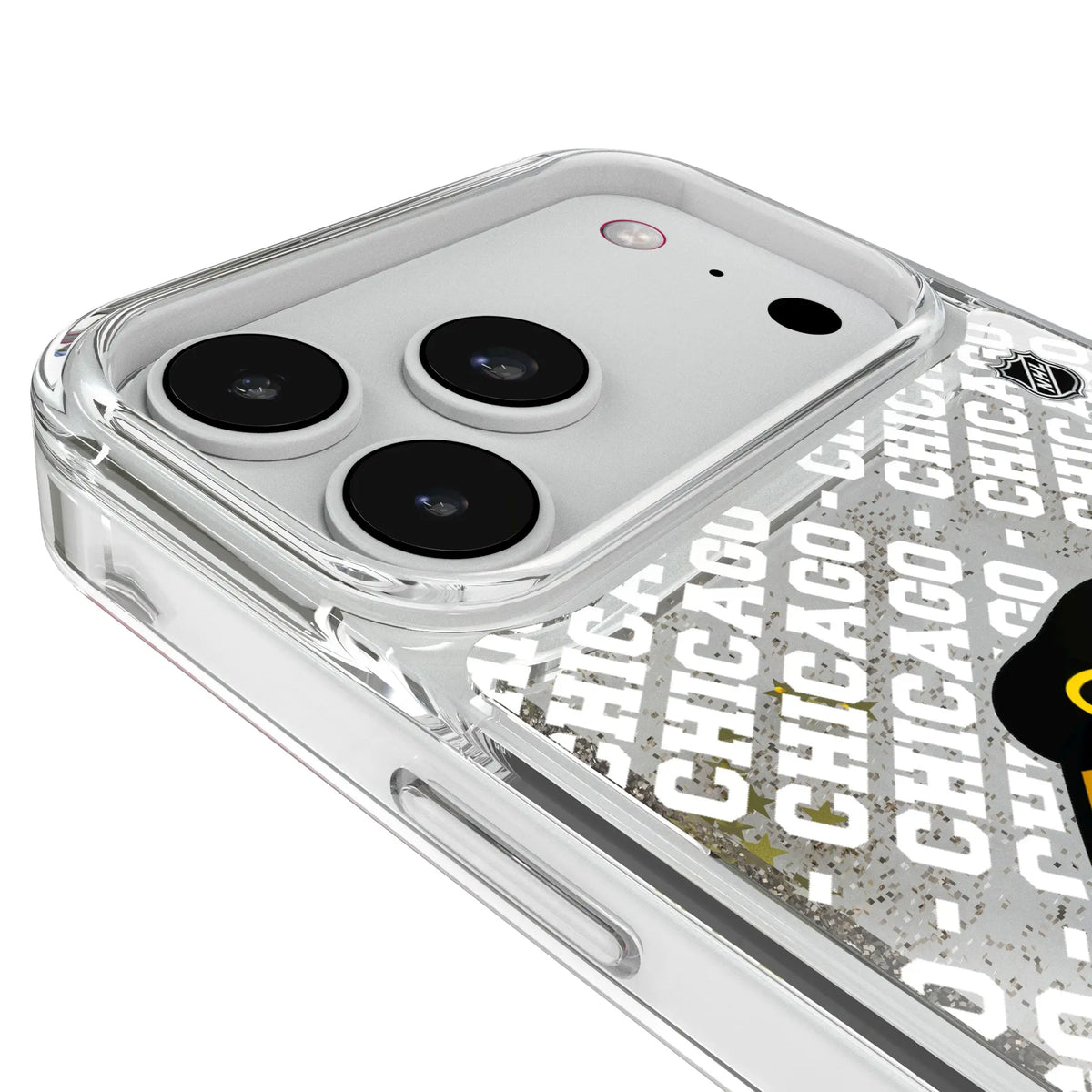Chicago Blackhawks Personalized EndZone Plus iPhone Glitter Phone Case for Apple iPhone - Detail#Device_iPhone 18 Pro Max