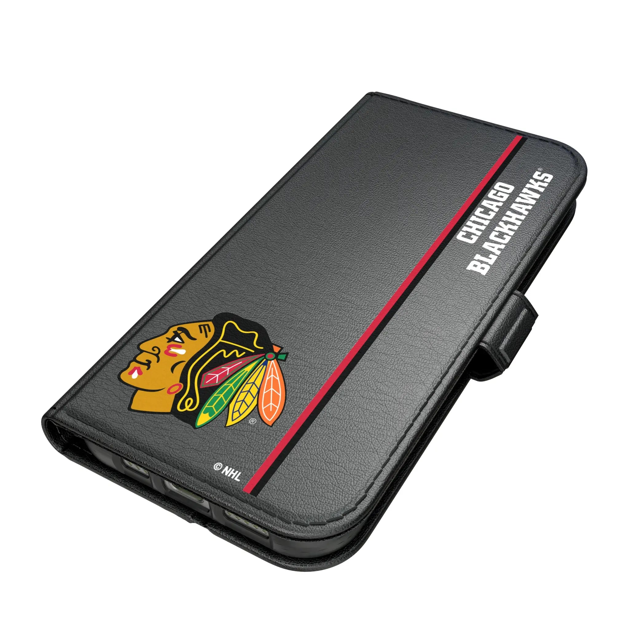 Chicago Blackhawks Sidebar iPhone Folio Phone Case for Apple iPhone#Device_iPhone 17