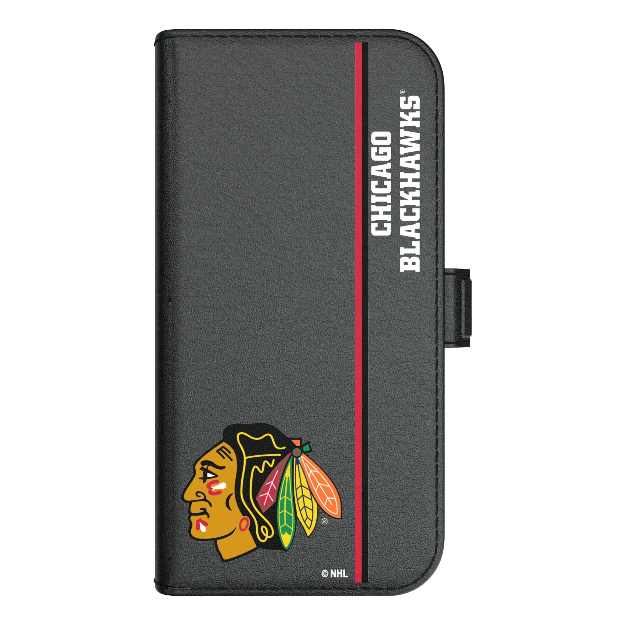Chicago Blackhawks Sidebar iPhone Folio Phone Case for Apple iPhone#Device_iPhone 17 Pro