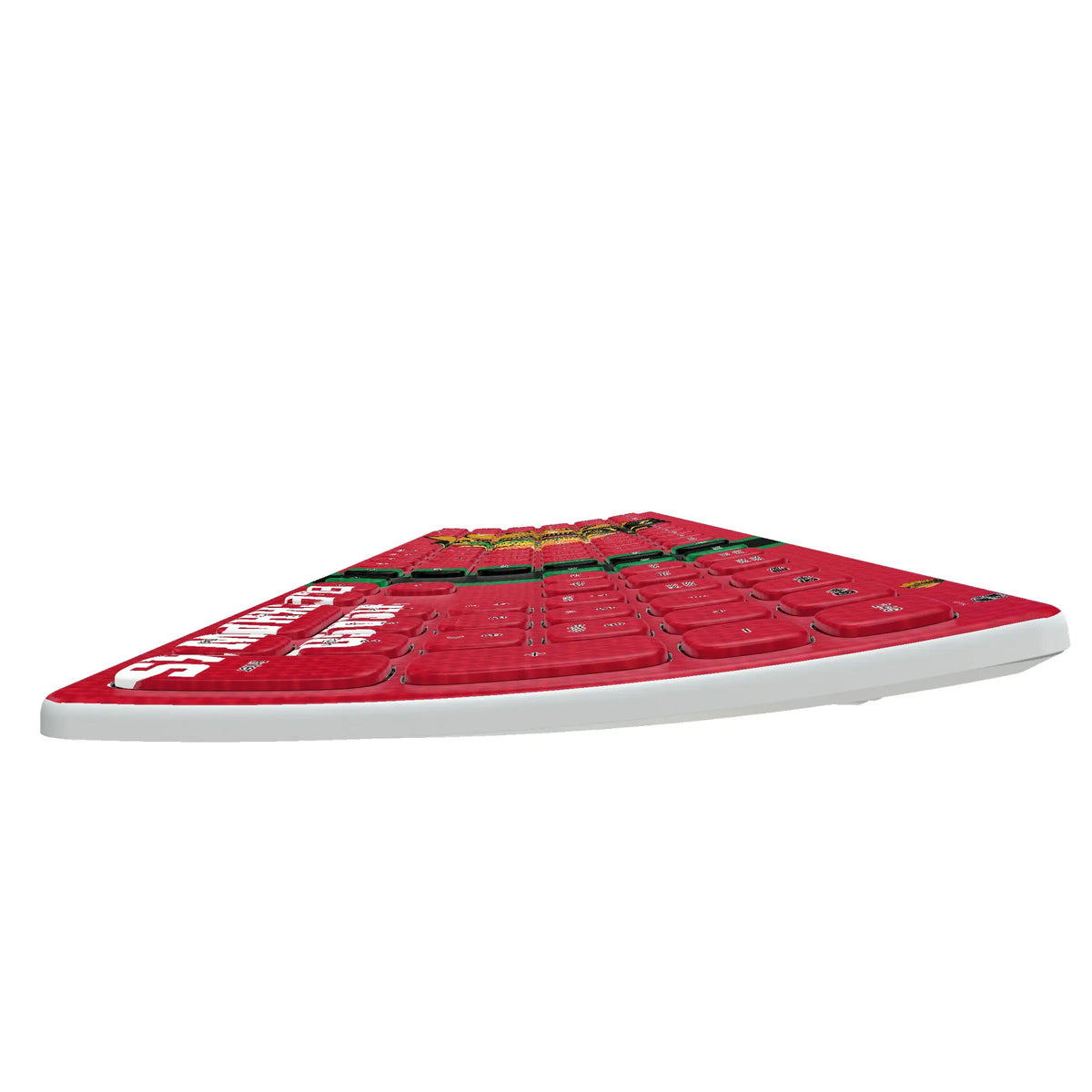 Chicago Blackhawks Stripe KKB605 Curved Wireless Keyboard