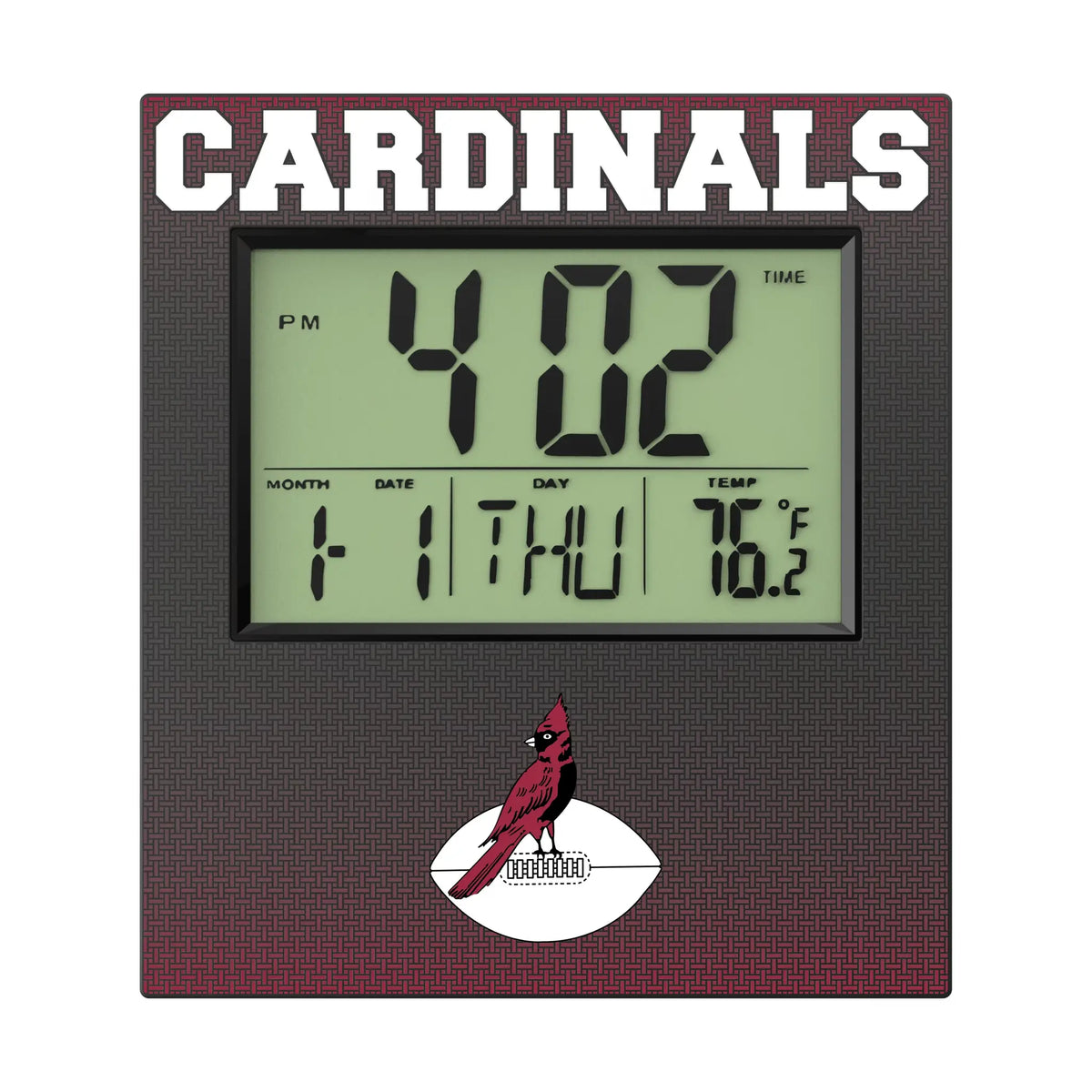 Chicago Cardinals 1947-1959 Historic Collection Linen Wall Clock