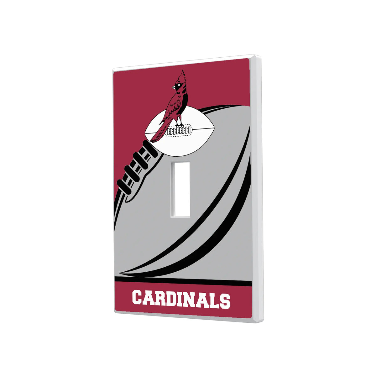 Chicago Cardinals 1947-1959 Historic Collection Passtime Hidden-Screw Light Switch Plate#Style_Single Toggle