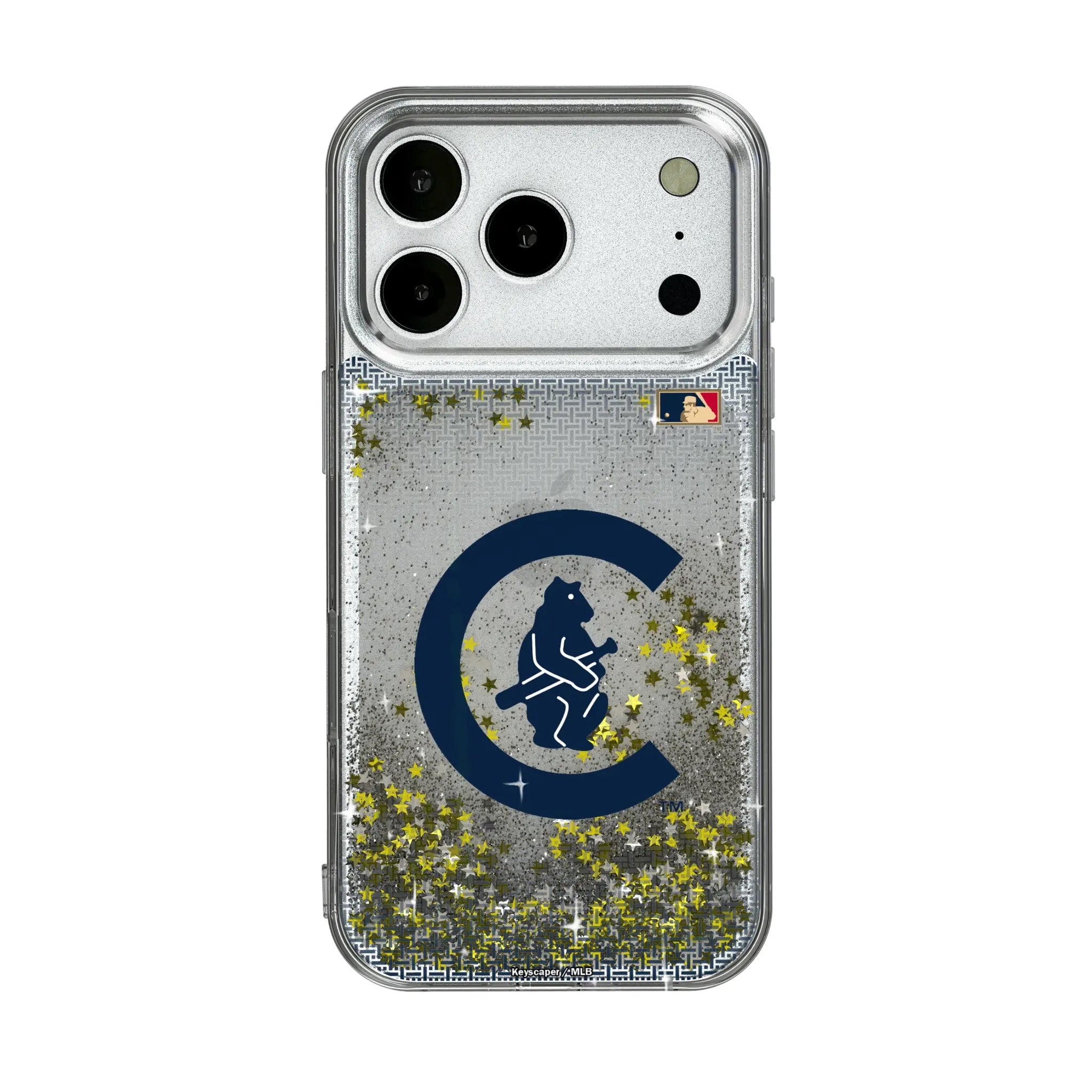 Chicago Cubs 1911-1912 - Cooperstown Collection Linen iPhone Glitter Phone Case for Apple iPhone