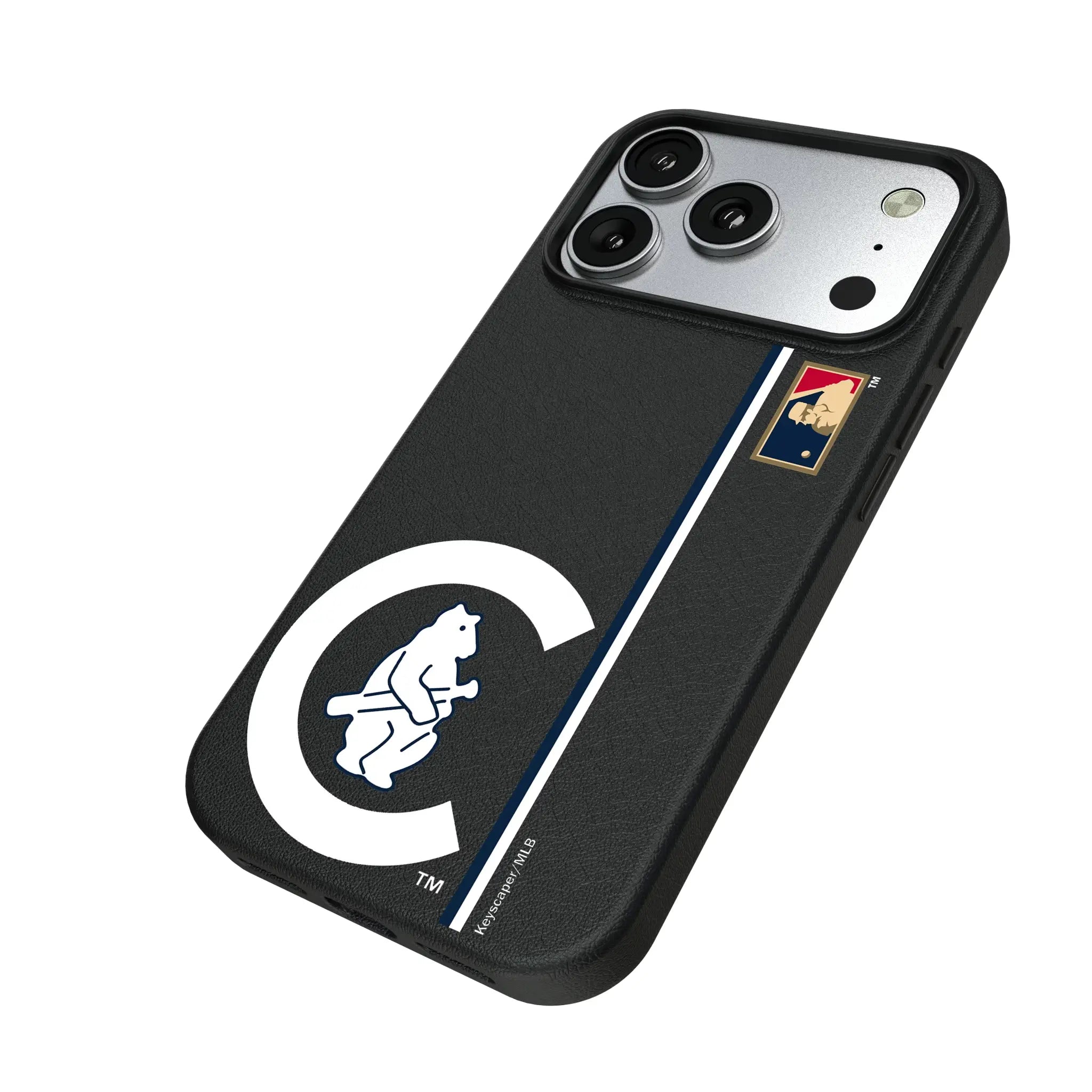 Chicago Cubs 1911-1912 - Cooperstown Collection Sidebar iPhone MagSafe Compatible Phone Case for Apple iPhone - Isometric View#Device_iPhone 17 Pro