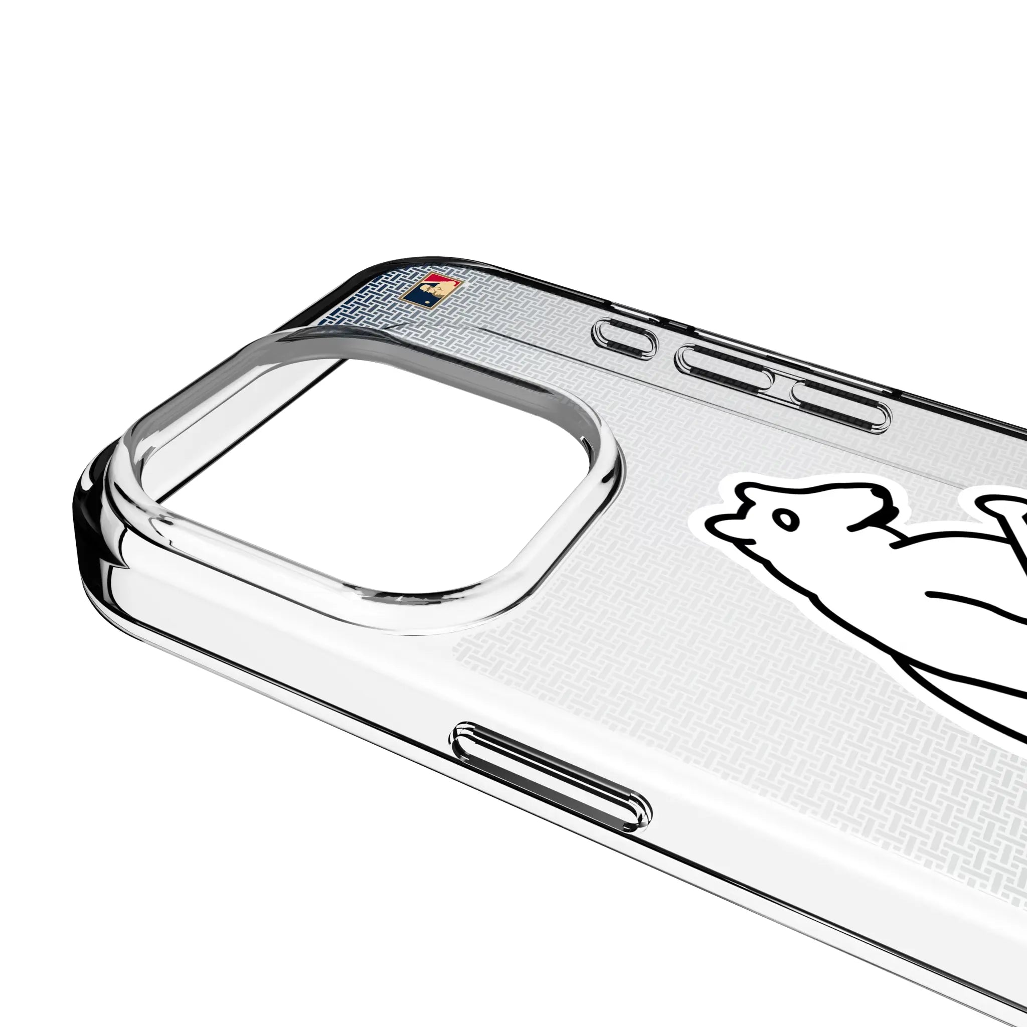 Chicago Cubs 1914 - Cooperstown Collection Linen iPhone Clear Phone Case for Apple iPhone - Detail
