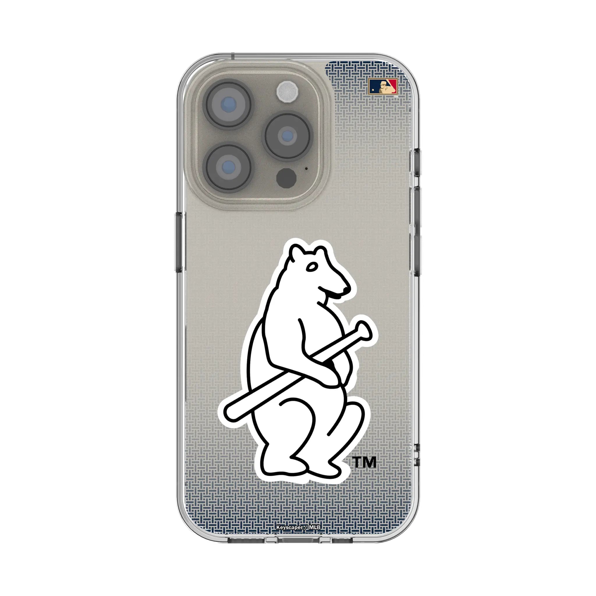 Chicago Cubs 1914 - Cooperstown Collection Linen iPhone Clear Phone Case for Apple iPhone